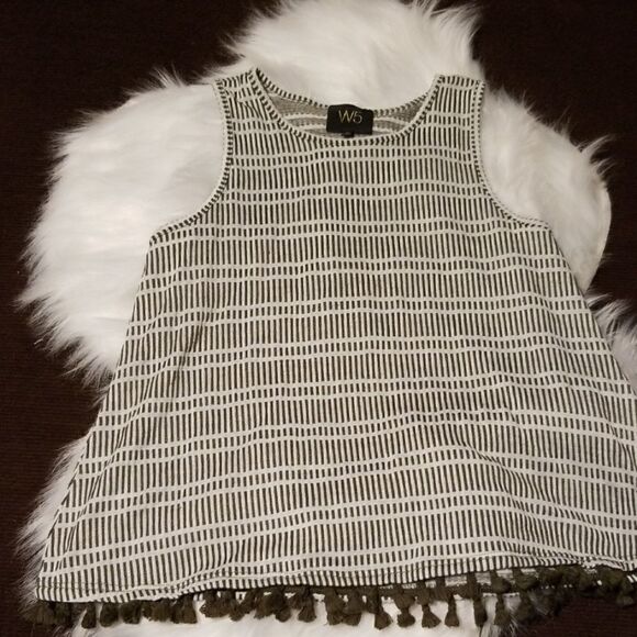 W5 Striped Top Size S - Picture 1 of 3